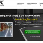 website design for flooring contractor