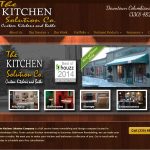 website design for kitchen remodeling contractor