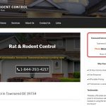 web design for pest control contractor