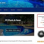 web design for pool service company